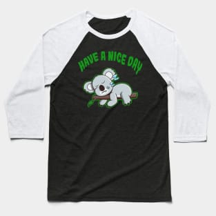 Koala Sleep Baseball T-Shirt